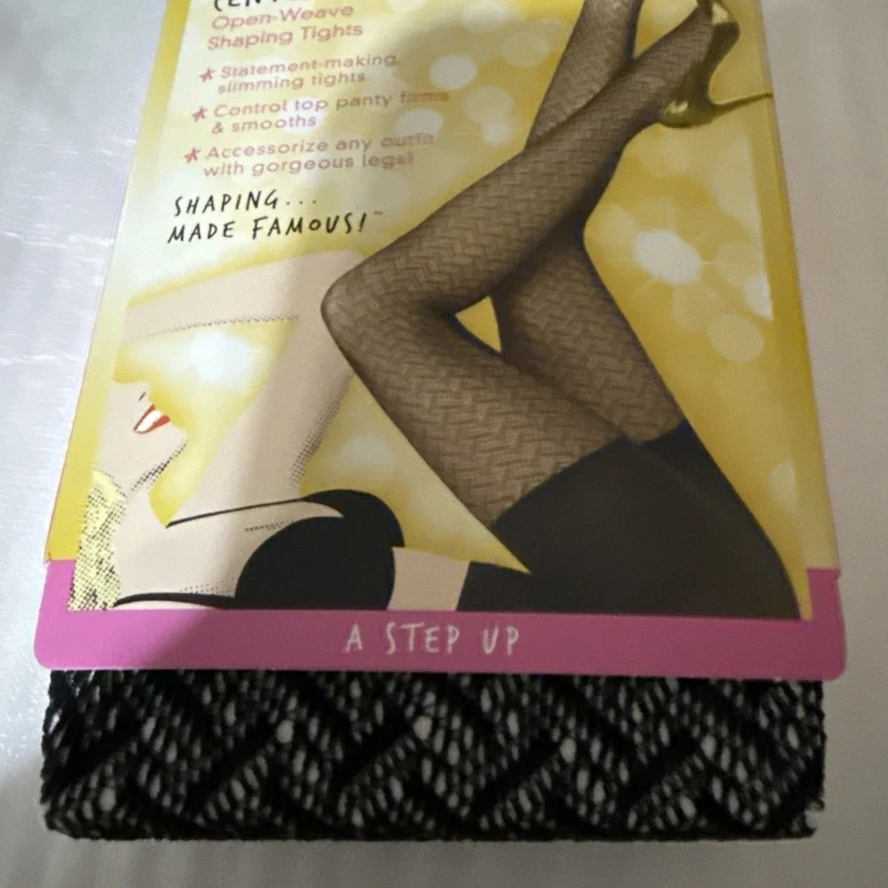 Lot of 4 STAR by Spanx Enter-Stage Shaping Tights Size C Mixed Pattern NIP